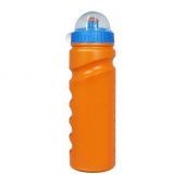 Бутылка для воды (без логотипа, 0.75 л, оранжевая, с защитной крышкой) SN75NL-orange