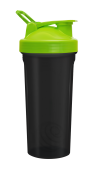 Шейкер (без логотипа, 0.6 л, черный стакан, зеленая крышка) SN11356-GREEN-NL