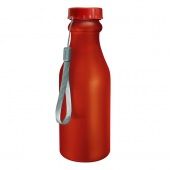 Бутылка для воды "Кола" (без логотипа, 0.5 л, красный матовый)