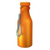 Бутылка для воды "Кола" (без логотипа, 0.5 л, оранжевый матовый)