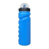Бутылка для воды (без логотипа, 0.75 л, синяя, с защитной крышкой) SN75NL-blue