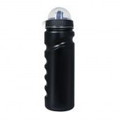 Бутылка для воды (без логотипа, 0.75 л, черная, с защитной крышкой) SN75NL-black
