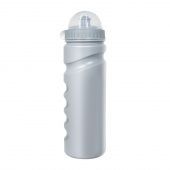 Бутылка для воды (без логотипа, 0.75 л, серая, с защитной крышкой) SN75NL-gray