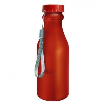 Бутылка для воды "Кола" (без логотипа, 0.5 л, красный матовый)
