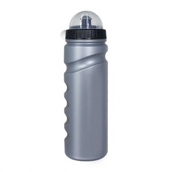 Бутылка для воды (без логотипа, 0.75 л, серебристая, с защитной крышкой) SN75NL-silver