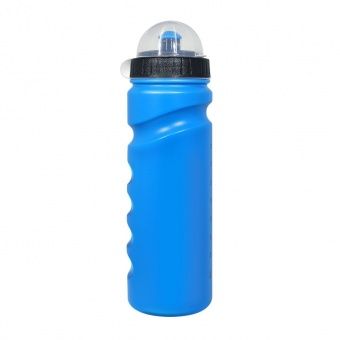 Бутылка для воды (без логотипа, 0.75 л, синяя, с защитной крышкой) SN75NL-blue