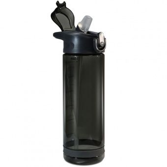 Бутылка для воды (без логотипа, 0.75 л, тритан, черный) SN09-750-BLACK-NL